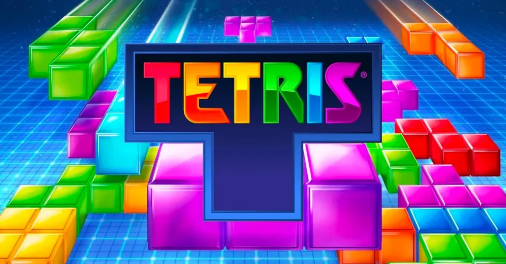 Tetris gameplay blocks